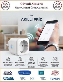 Cata Wi-Fi Uzaktan Kumandalı Akıllı Priz