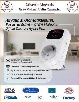 Cata Akım Korumalı Regülatör - Akım Korumalı Priz - 4000W 