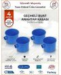 Geçmeli Anahtar Kasası - Halojen Free Alev Yaymayan Kasa - 4 Adet