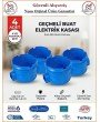 Geçmeli Priz Kasası - Halojen Free Alev Yaymayan Kasa - 4 Adet