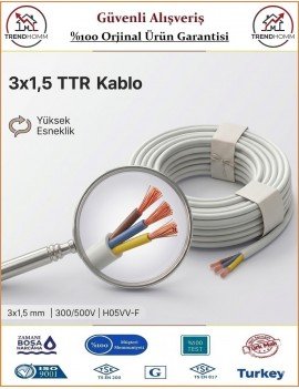 West 3x1,5 TTR Elektrik Kablosu