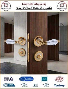Sofuoğlu Elmas Premium Rozetli Kapı Kolu - Albifirin - Wc Banyo