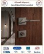 Sofuoğlu Gama Premium Rozetli Kapı Kolu - Mat Antrasit - Wc Banyo