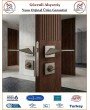 Sofuoğlu Gama Premium Rozetli Kapı Kolu - Mat Antrasit - Wc Banyo