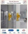 Okul Tipi Pvc Güvenli Bariyerli Kapı Kolu - Sarı