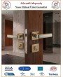 Sofuoğlu Seyhan Rozetli Kapı Kolu - Albifirin Saten - Wc Banyo