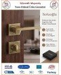 Sofuoğlu Anka Rozetli Kapı Kolu - Antik Sarı - Wc Banyo