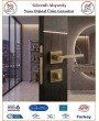 Sofuoğlu Anka Rozetli Kapı Kolu - Antik Sarı - Wc Banyo