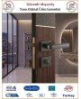 Sofuoğlu Seyhan Rozetli Kapı Kolu - Mat Antrasit - Wc Banyo