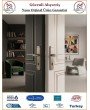 Trendhomm Sedir Aynalı İç Kapı Kolu - Nikel Saten - Oda