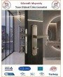 Trendhomm Prizma Aynalı İç Kapı Kolu - Nikel Saten - Wc Banyo - Sol