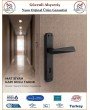 Trendhomm Prizma Aynalı İç Kapı Kolu - Mat Siyah - Oda