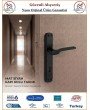 Trendhomm Sedir Aynalı İç Kapı Kolu - Mat Siyah - Oda