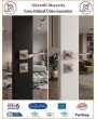Trendhomm Sedir Rozetli İç Oda Kapı Kolu - Parlak Nikel - Wc Banyo