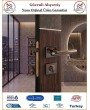Sofuoğlu Volga Rozetli Kapı Kolu - Füme Albifirin - Wc Banyo