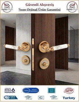 Sofuoğlu Yakut Premium Rozetli Kapı Kolu - Albifirin - Wc Banyo