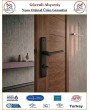 Sofuoğlu Zara Aynalı Kapı Kolu - Mat Siyah - Wc Banyo - Sol