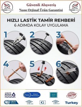 Lastik Tamir Seti - Patlak Lastik Fitil Atma Kiti